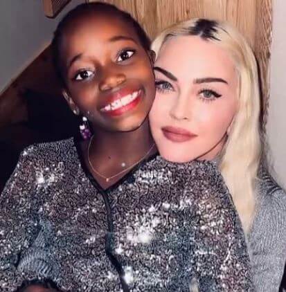Stelle Ciccone with her mother Madonna.